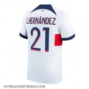 Paris Saint-Germain Lucas Hernandez #21 Segunda Equipación 2023-24 Manga Corta